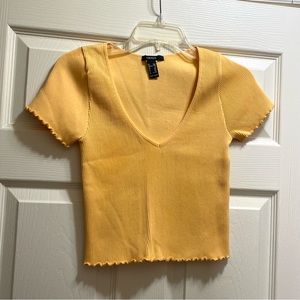 forever 21 ribbed crop top